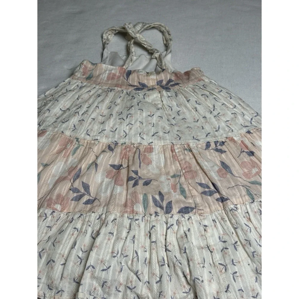 Catherine Malandrino Floral Tiered Size 5T Girls Sleeveless Dress